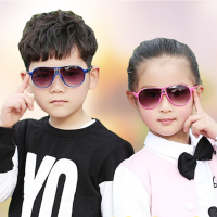 2020潮款儿童太阳镜个性男童女童墨镜防紫外线眼镜宝宝孩子蛤蟆镜