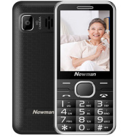 纽曼（Newman）M560 直板按键 移动联通 老人手机 持久待机 大字大声 双卡双待老年机 学生备用功能机 黑色