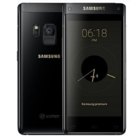 三星(SAMSUNG) SM-G9298领世旗舰8 4GB+64GB双屏翻盖 移动联通双4G手机 臻尚黑