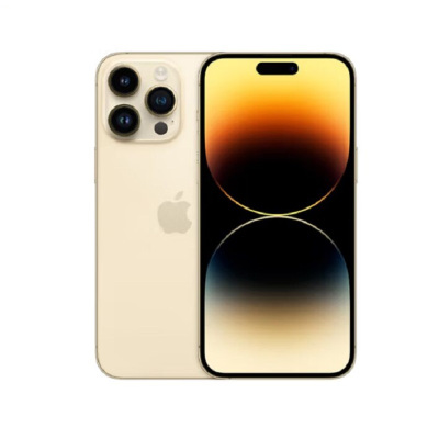 Apple iPhone 14 Pro Max 128G 国行正品 金色 A16芯片 2022性能旗舰芯 4800万高清摄像 灵动岛 国行 全网通5G手机 新环保包装