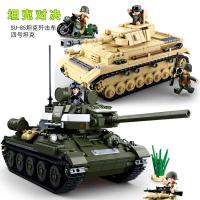 M38-B0683伊尔2攻击机二战积木玩具拼装军事战斗飞机模型新年 坦克对决:B0689+B0693