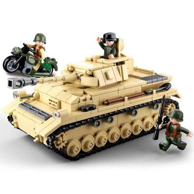 积木新年拼装二战玩具82型“水桶”两栖吉普车M38-B0690 M38-B0693