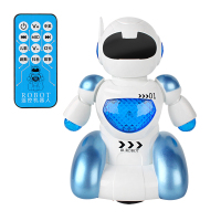 儿童多功能遥控机器人早教机电动故事机陪伴宝宝2玩具音 多功能早教机器人[遥控-灯光-歌曲-故事-英语]电池自备 官方标配