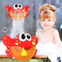 螃蟹泡泡机浴室洗澡玩具欢乐音乐吐泡泡韩国抖音同款儿童玩具 螃蟹泡泡机