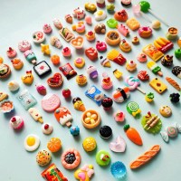 送餐盘迷你小玩具超市不重复小零食瓶子仿真微缩食玩模型摆件食物