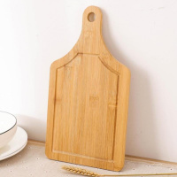 匹萨盘木质菜板实用家用长条形 用具厨房木柄方纳丽雅托盘耐磨小案板 长方形披萨板带手柄