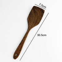 无漆鸡翅木木铲家用 饭勺盛饭炒菜短柄纳丽雅小木铲子 长30.5cm宽7.5cm