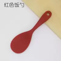 软铲子厨具硅胶 不粘锅专用蛙胶麦石锅铲 防烫纳丽雅家用锅铲厨房 红色饭勺