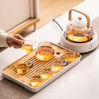 符象电陶炉煮茶器茶壶玻璃茶具套装烧水壶网红围炉煮茶家用室内煮茶炉