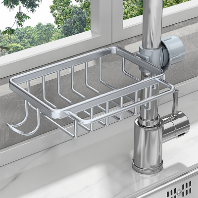 符象厨房水龙头置物架洗碗洗菜池水槽架沥水篮海绵刷百洁布抹布收纳架