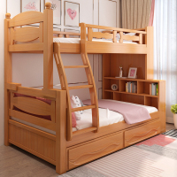 上下床 母子床法耐双层床子母床高低床儿童床木床上下铺成人