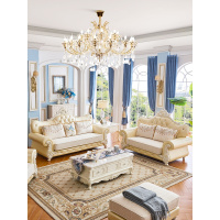 欧式布艺沙发组合皮艺沙发客厅整装法耐简约大小户型组合家具