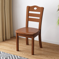 法耐木椅子靠背椅餐椅家用凳子简约木头书房椅中式饭店餐厅餐桌椅