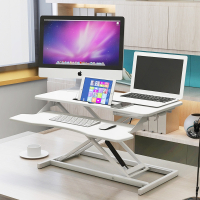 站立式电脑升降支架法耐办公桌面增高电脑架笔记本电脑支架站着工作