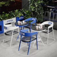 法耐(FANAI)定制工业风桌椅组合奶茶店咖啡厅商用创意汽修店铺健身房休闲区洽谈桌