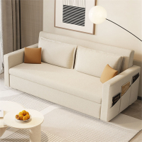 医匠奶油风沙发床可折叠两用客厅小户型现代简约双人多功能抽拉沙发床