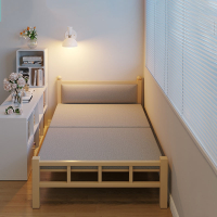 折叠床医匠家用单人床1.2m出租房午睡成人小床简易办公室午休硬板铁床