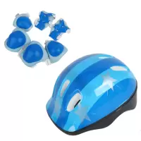 儿童头盔护具7件套装 运动滑板平衡车自行车溜冰鞋护具