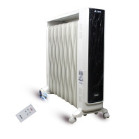 [精选]艾美特(Airmate)取暖器家用油汀电暖气11片13片15片暖气片电暖炉波浪型电油汀电暖器 11片2000W