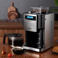 ACA/北美电器 商用咖啡机家用全自动磨豆美式研磨一体机