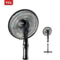 TCL电风扇落地扇家用低音摇头立式台式立式宿舍节能工业定时电扇 遥控升级款