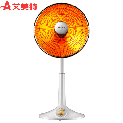 [精选]艾美特小太阳家用取暖器立式大号电暖器暗光高度调节电热扇