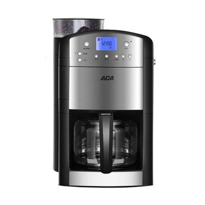 ACA/北美电器咖啡机全自动家用商用豆粉两用美式现磨豆