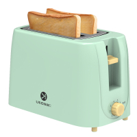 利仁烤面包机家用小型多士炉多功能全自动早餐机烤吐司机懒人电器 薄荷绿