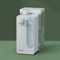 奥克斯即热式饮水机家用台式桌面速热饮水机小型口袋便携制热水机 白色机器+水箱