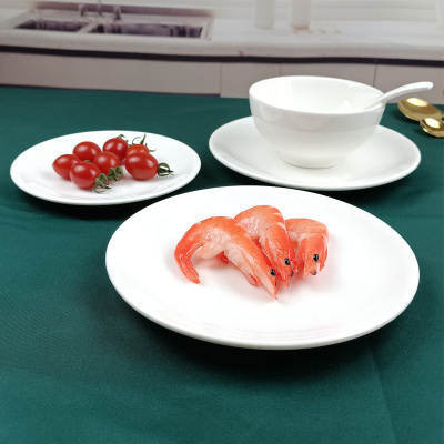 骨碟餐盘家用陶瓷10个餐桌垃圾盘碟7装骨头的吐骨碟小碟子餐碟6寸