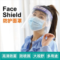 [10个装]男女通用头戴式透明高清防护眼罩面罩防飞沫防唾液遮脸封闭眼罩面罩
