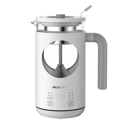 奥克斯黑茶煮茶器煮茶壶小型办公室家用全自动蒸汽玻璃电热蒸茶壶HX-S0708F