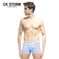 CK STORM 男士内裤平角裤舒适商场款品牌LOGO莫代尔棉单条装