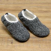 秋冬保暖地板袜成人室内加绒加厚硅胶防滑底袜套大码家居地毯鞋袜