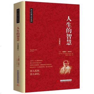 正版人生的智慧 西方经典文库系列只有当自己独处的时候他才可以成为自己 叔本华 经典西方哲学励志成功自我提升  书籍