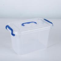 透明收纳箱塑料玩具整理箱零食带盖储物箱化妆品收纳盒内衣置物箱 透明 迷你4L26*16*15.5