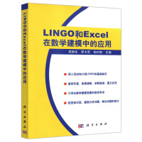 LINGO和Excel在数学建模中的应用 袁 科学出版社 Lingo软件教程 高校本科生研究生数学建模教材 数学建模