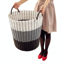 脏衣篮编织塑料洗衣筐卫生间特大号衣篓换洗脏衣服收纳筐篮玩具筐