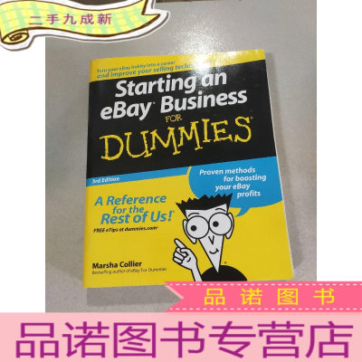 正 九成新starting an ebay business for dummies:开始为假人做易趣生意