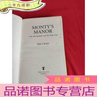 正 九成新Monty's Manor: Colin Montgomerie and the Ryder Cup