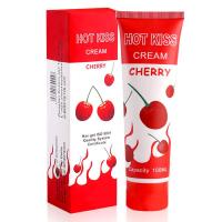 hotkiss樱桃水果味可入口润滑油口胶口娇液女用人体润滑剂莓交 苹果味口交液100ml*2瓶