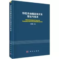 音像特低渗油藏高效开发理论与技术王香增