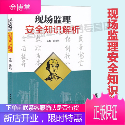 现场监理安全知识解析 张存欣主编 9787112240845 建筑施工 施工监理 中国建筑工业出版社