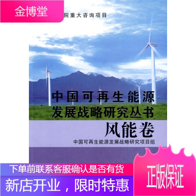 中国能源发展战略研究丛书 风能卷 中国能源发展战略研究项目组 9787508378794