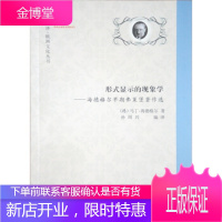 形式显示的现象学 海德格尔早期弗莱堡著作选 [德]马丁·海德格尔 陕西人民教育出版社