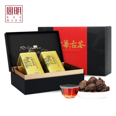 宫明茶叶 1998年易武古树 云南普洱茶熟茶黑茶老茶头500g