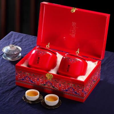 武夷山金骏眉红茶茶叶礼盒装500g浓香瓷罐特级正宗金俊眉茶叶送礼