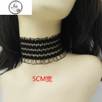蕾丝项链颈饰女脖颈脖子饰品遮挡遮疤锁骨链项圈女颈带宽颈链简约 JiMi