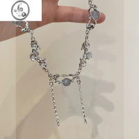 JiMi白月光锆石项链女轻奢小众设计高级感锁骨链颈链2023新款配饰