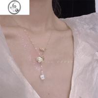 JiMiStill[一支玫瑰]法式小王子银银项链女气质夏小众设计感锁骨链
